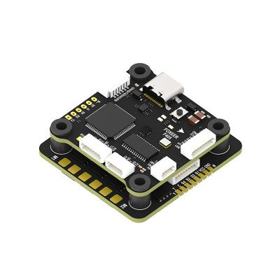 Controladora de vuelo Foxeer F405 V2 Plug vista superior con conectores