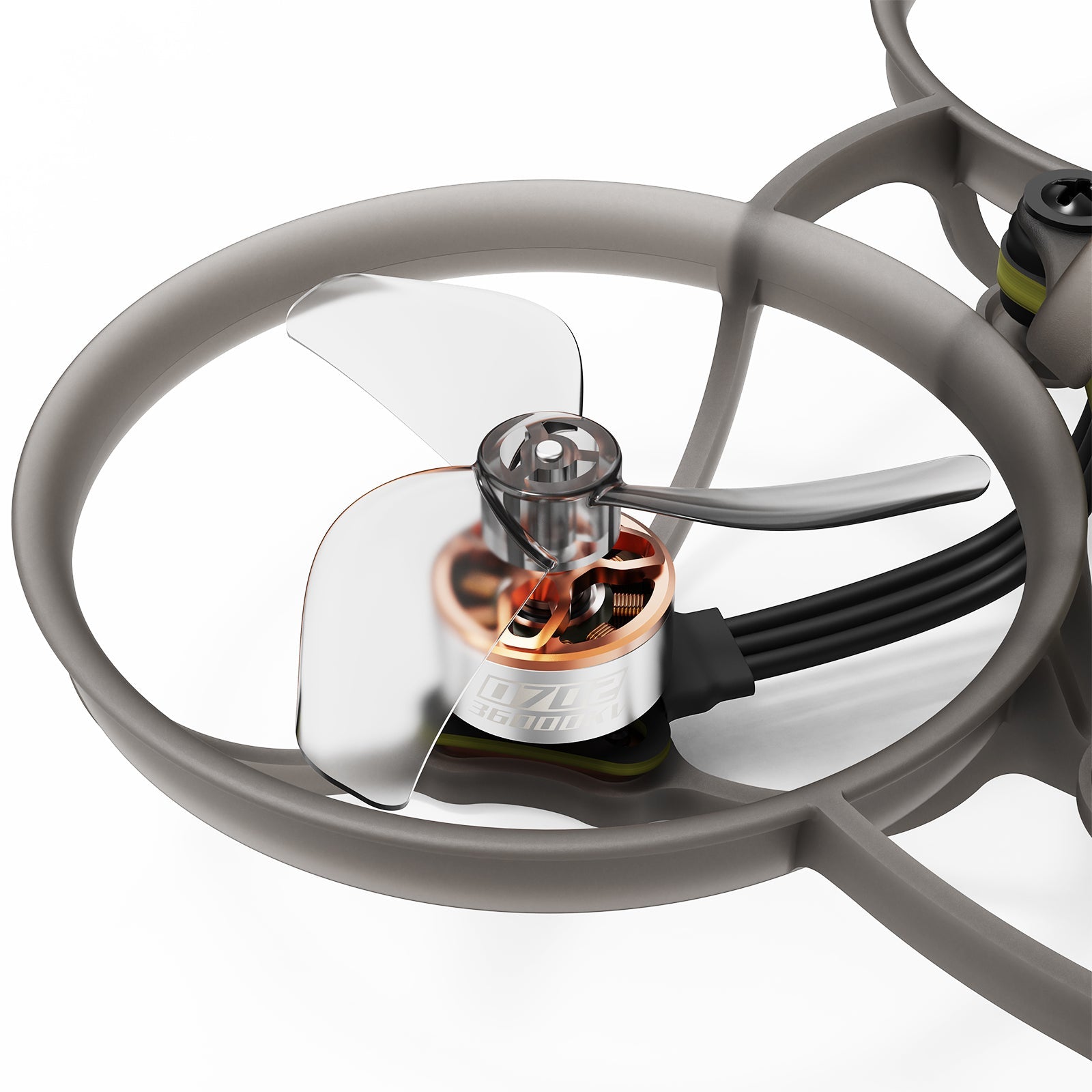 Motores 0702 de 36000KV y helices GF 1207 del Air65 II Champion