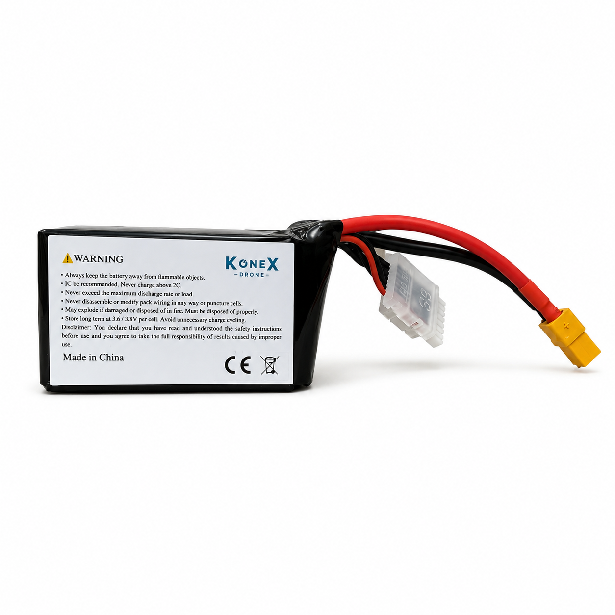 KoneX Lipo 6s 1500 mAh 150C
