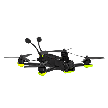 Nazgul DC5 ECO O4 - detalle de la DJI O4 Air Unit Pro y soporte de cámara en aluminio