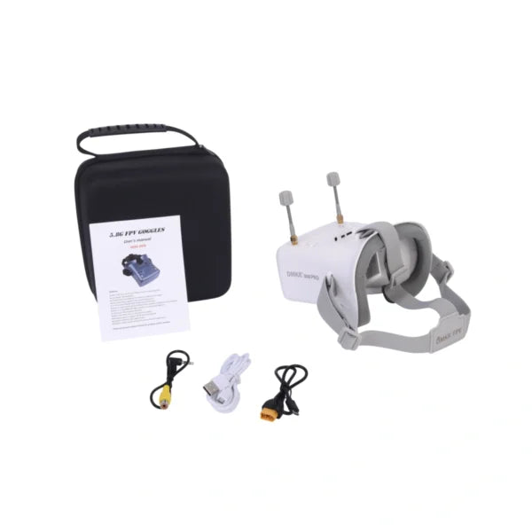 Gafas FPV DMKR 5.8G de 4,3″ Doble antena 008D Pro