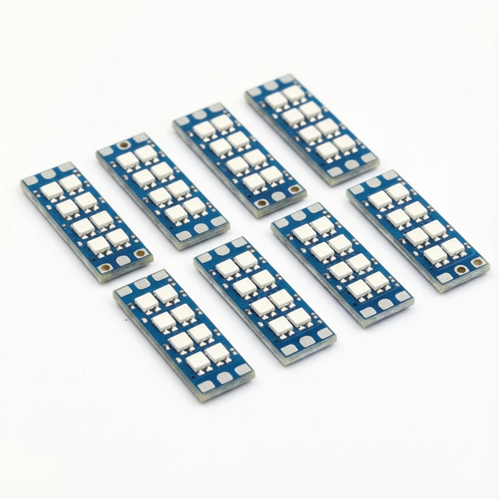 Pack de 8 LEDs RGB ultraligeros KoneX para drone FPV