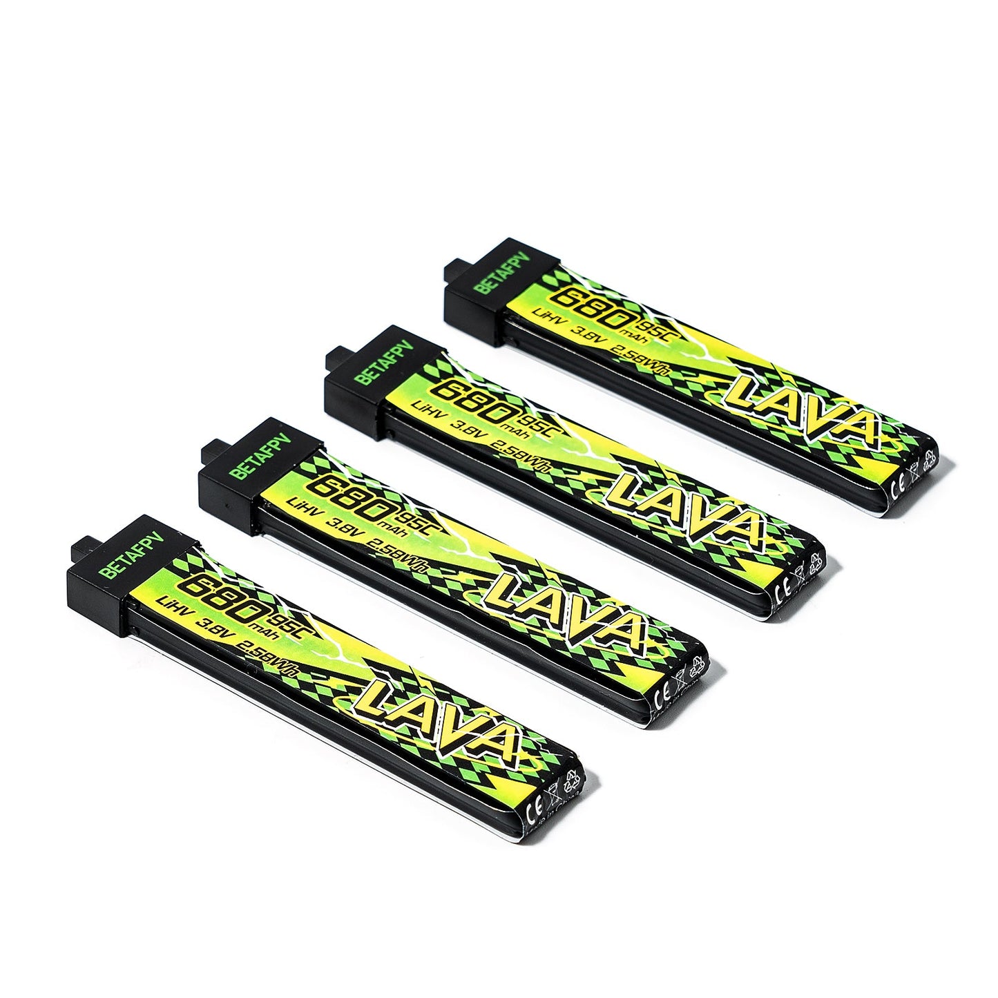 Batería BetaFPV LAVA II 1S de 680 mAh, la de mayor autonomía para whoop 75 mm