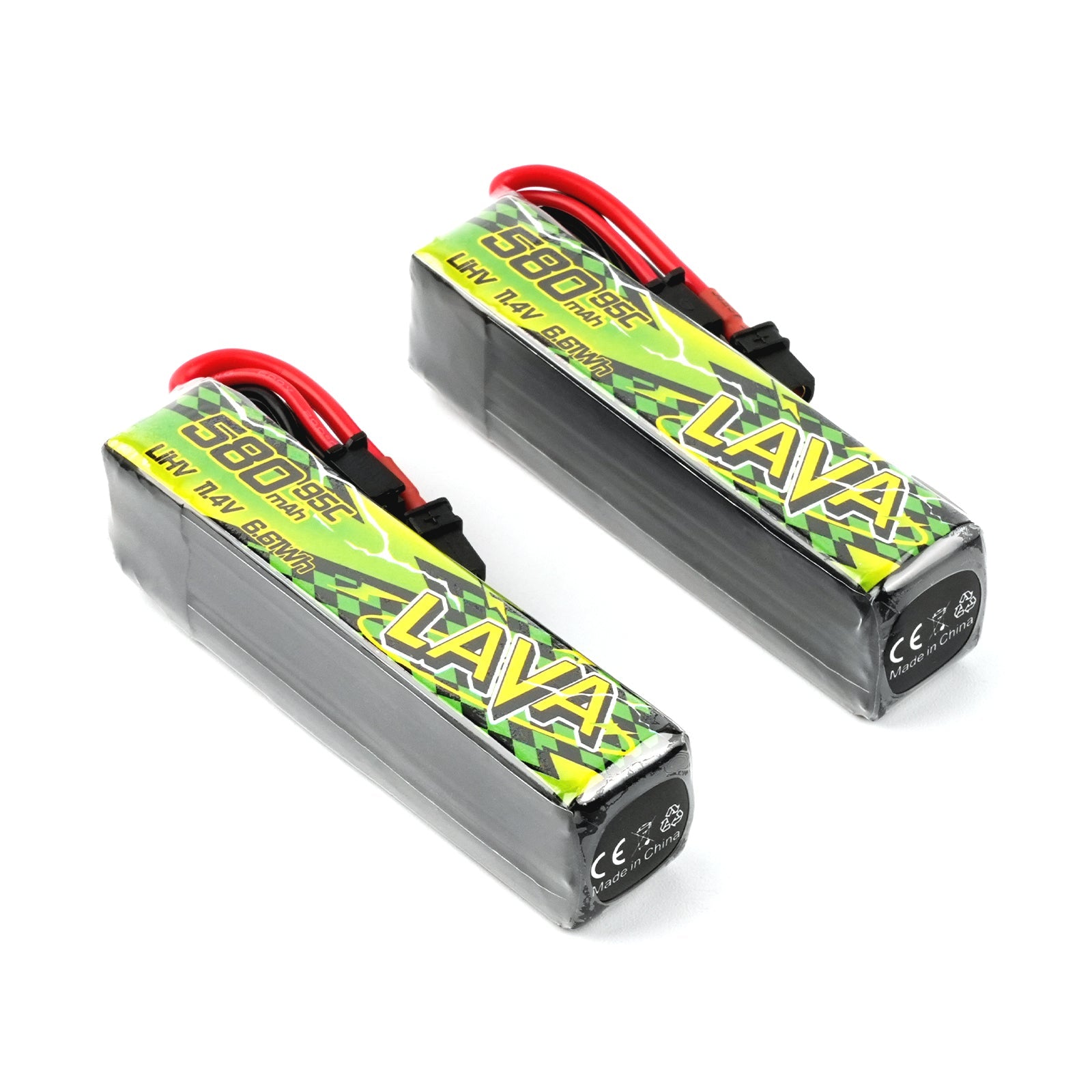 Bateria BetaFPV LAVA II 3S de 580 mAh 95C con conector XT30 para cinewhoop