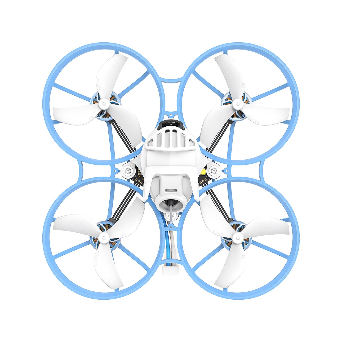 BetaFPV Meteor75 Pro visto desde arriba con helices Gemfan de 45 mm