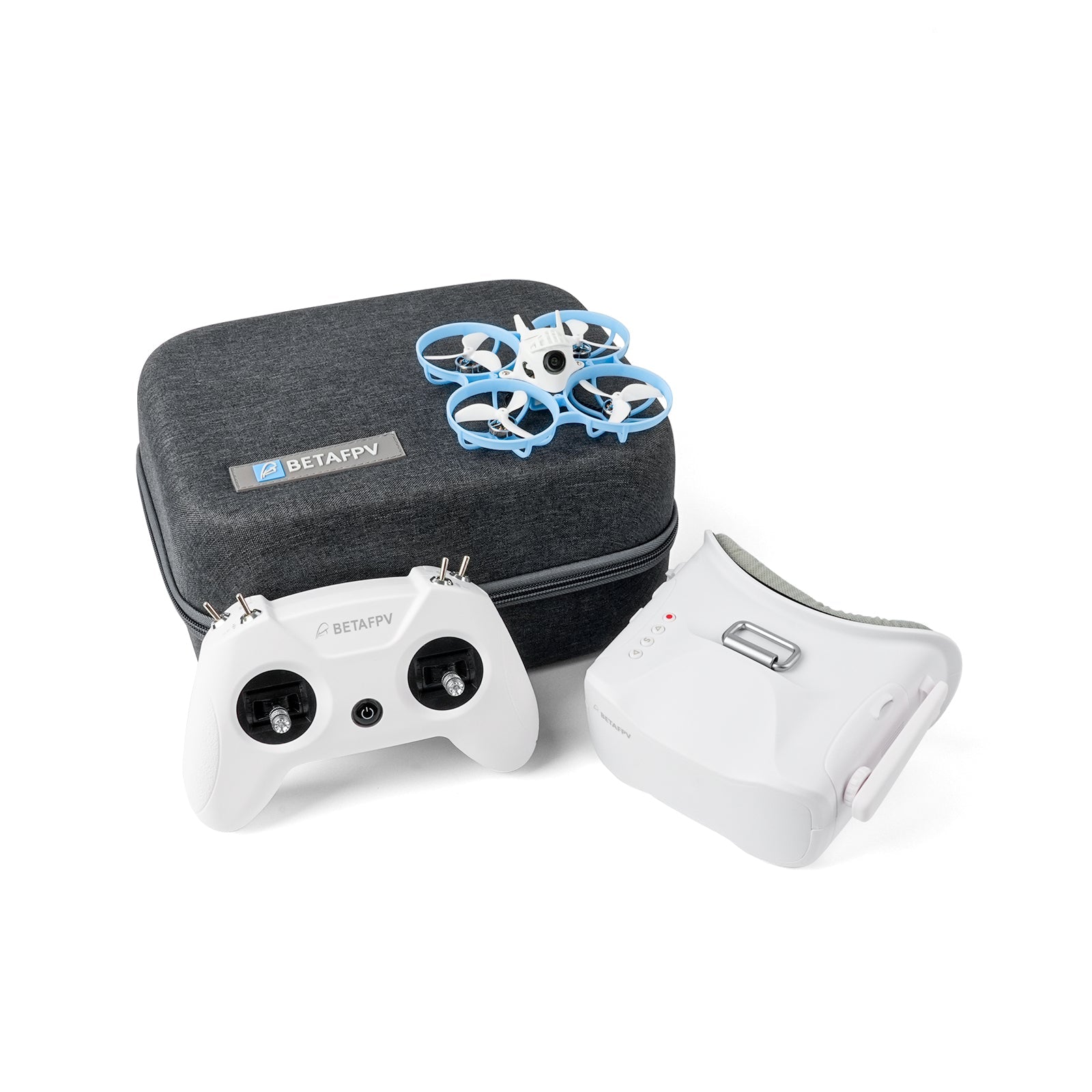 Kit FPV Meteor75 Pro con su bolsa de transporte portatil