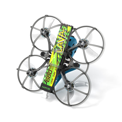 BetaFPV Meteor75 Pro II O4 Wide con bateria LAVA II 1S de 680 mAh lista para volar