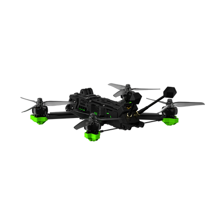 Nazgul Evoque F5 V3 con la DJI O4 Air Unit Pro montada en la parte delantera