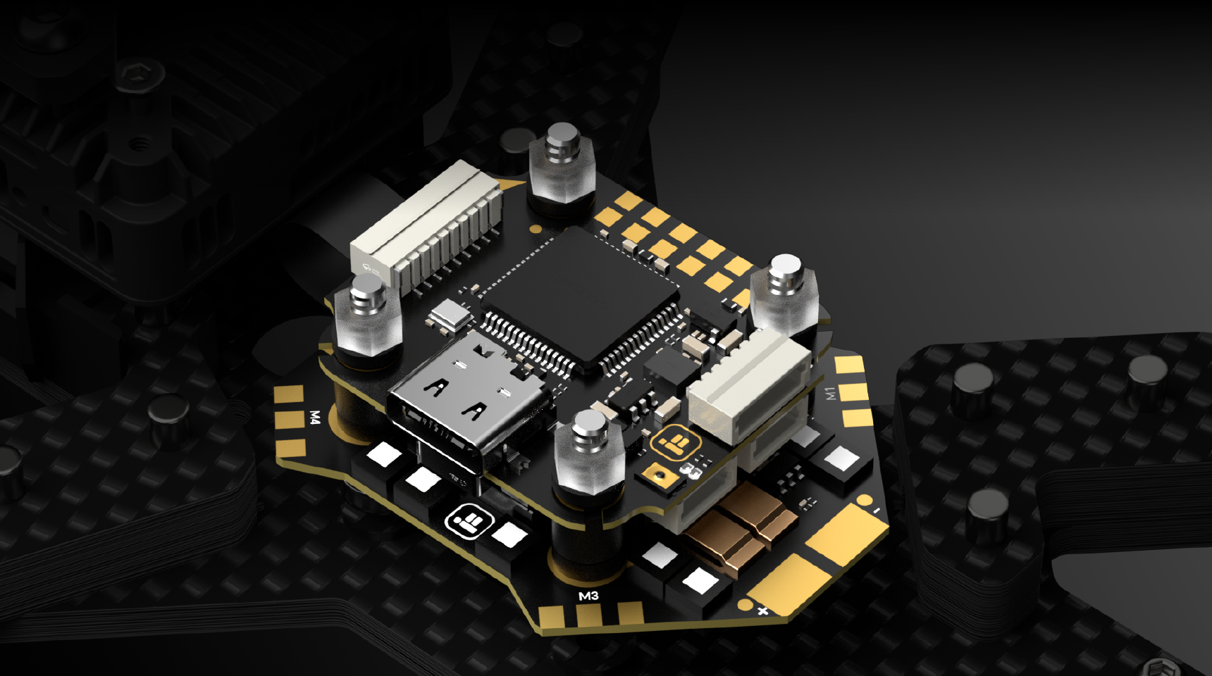 Stack Borg Mini F7 y ESC Borg Mini 60A del Nazgul Evoque F5 V3