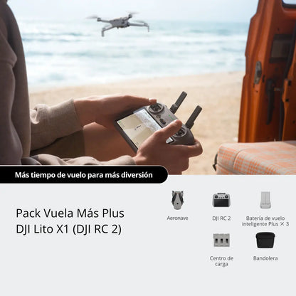 DJI Lito X1 Pack Vuela Más Plus con DJI RC 2