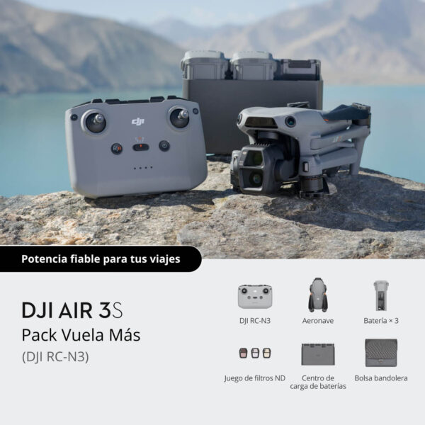 DJI Air 3S Vuela Más (DJI RC-N3) Pack - Imagen 3