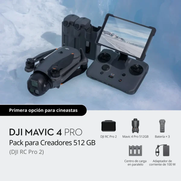 Pack DJI Mavic 4 Pro 512 GB - Imagen 2